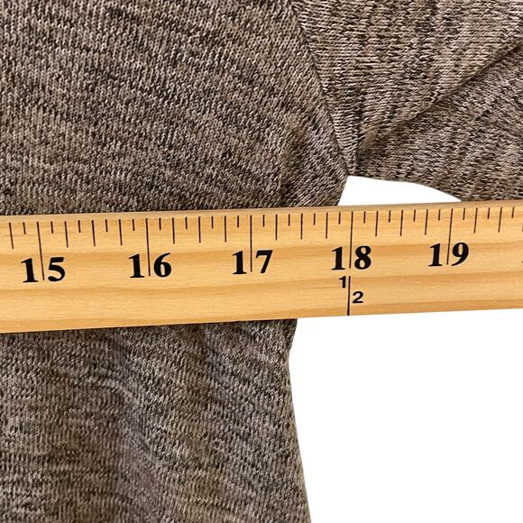 Jones New York Brown Round Neck Tunic Sweater Pullover S - Picture 3 of 6